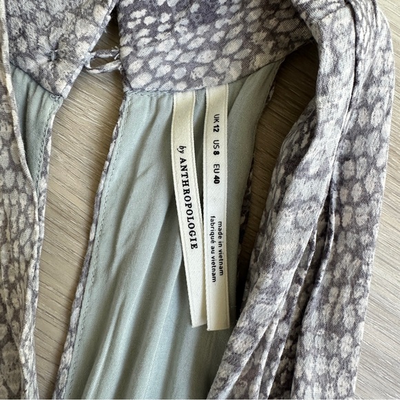 Anthropologie Black and White Maxi Dress size 8 - Picture 4 of 6